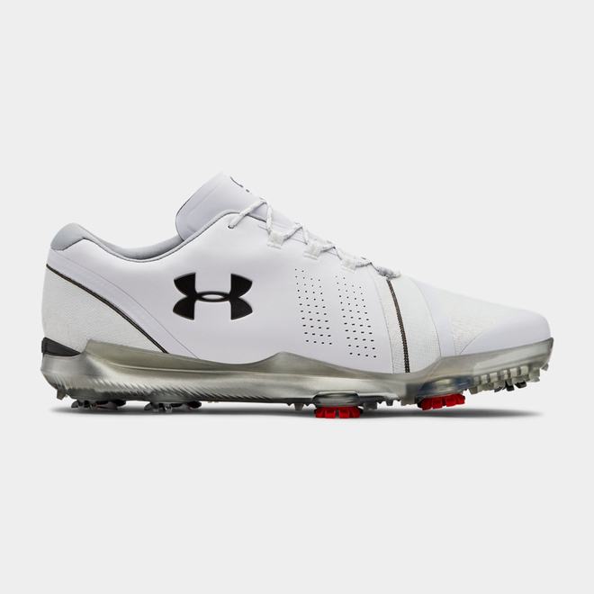 Under Armour Spieth 3 - Panske Golfove Topanky - Biele/Siva